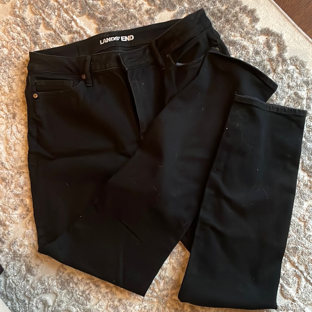 Lands’ End Black Jeans